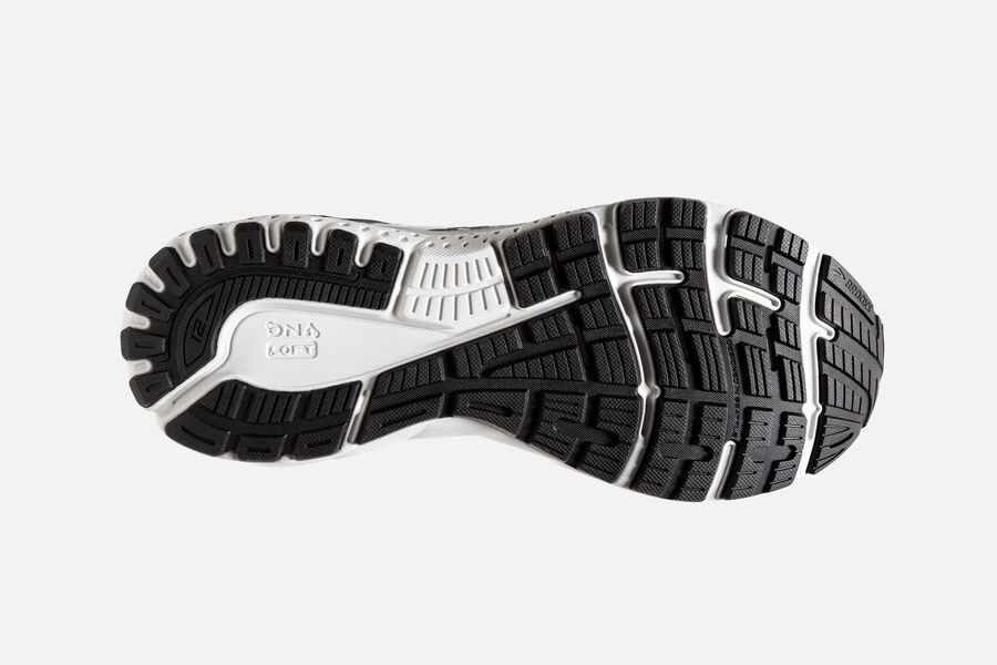 Brooks Adrenaline GTS 21 Men\'s Road Running Shoes Blackened Pearl/Black/Grey